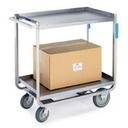 Lakeside Stainless Steel Extreme Duty Angle Leg Utility Cart with 2 Shelves, 21 1/4 x 36 1/2 x 37 7/32 inch.
