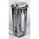 Lakeside Stainless Steel Non Heated Adjust-A-Fit ADA Height Open Drop In Dish Dispenser, 8.75 to 12 Inch Plates
