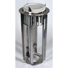 Lakeside Stainless Steel Non Heated Adjust-A-Fit Standard Height Open Drop In Dish Dispenser, 2.75 to 6 Inch Plates