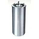 Lakeside Stainless Steel Non Heated Adjust-A-Fit Standard Height Shielded Drop In Dish Dispenser, 6.5 to 9.75 Inch Plates
