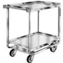 Lakeside Traditional Series Stainless Steel Tough Transport Traditional Utility Cart with 2 Shelves, 24 x 36 inch Shelf.