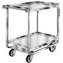 Lakeside Traditional Series Stainless Steel Tough Transport Traditional Utility Cart with 2 Shelves, 21 x 49 inch Shelf.