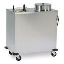 Lakeside Stainless Steel Regular Express Heat Mobile Plate Dispenser - 7 3/8 to 8 1/8 inch Accommodate Plate Size.