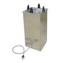 Lakeside Stainless Steel Regular Heated Counter Drop In Square Plate Dispenser - 11 1/2 to 12 inch Accommodate Plate Size.