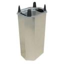 Lakeside Stainless Steel Non Heated Standard Height Shielded Drop In Oval Dish Dispenser, 9.75 x 13.75 to 10.75 x 14.5 Inch Plates