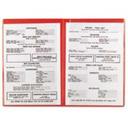 Alegacy Vinyl Plastic Menu Cover, 8 1/4 x 12 inch.