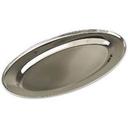 Alegacy Stainless Steel Oval Serving Platter, 21 3/8 x 13 3/8 inch.
