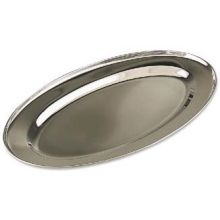Alegacy Stainless Steel Oval Serving Platter, 16 1/4 x 10 5/8 inch.
