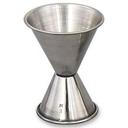 Alegacy Stainless Steel Double Jigger, 1/2 and 1 Ounce.