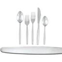 Alegacy Swedish Modern 18/0 Stainless Steel Heavy Weight Dessert Spoon, 7 inch -- 36 per case.