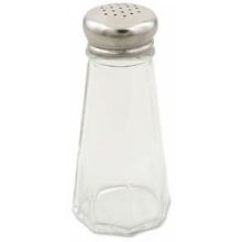 Alegacy Salt And Pepper Shaker With Stainless Steel Universal Hole Mushroom Top, 3 Ounce -- 72 Per Case