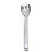 Alegacy Orbit Stainless Steel Handle Notched Salad Spoon, 11 7/8 Inch