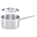 Alegacy Optima 18/8 Stainless Steel Induction Ready Sauce Pan with Cover, 4.5 Quart.