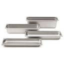 Alegacy Stainless Steel Half Long Anti Jamming Steam Table Pan, 2 Quart.