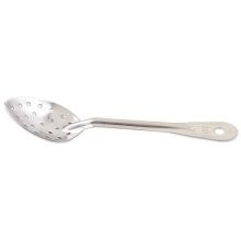 Alegacy Stainless Steel Renaissance Line Perforated Serving Spoon, 11 inch Overall Length.