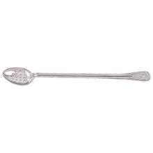 Alegacy Stainless Steel Conventional Line Perforated Serving Spoon, 18 inch Overall Length.
