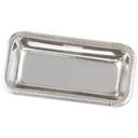 Alegacy Stainless Steel Rectangular Serving Tray, 11 x 5 3/4 x 1 1/2 inch.