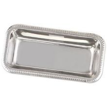 Alegacy Stainless Steel Rectangular Serving Tray, 11 X 5 3/4 X 1 1/2 Inch