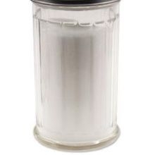Alegacy Plastic Fluted Jar Only, 12 Ounce -- 24 per case.