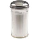 Alegacy Clear Plastic Fluted Sugar Pourer, 12 Ounce -- 12 per case.
