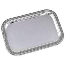 Alegacy Stainless Steel Octagonal Plain Trim Cater Tray - without Handle, 20 x 13 3/4 inch.