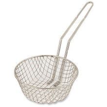 Alegacy Nickel Plated Coarse Mesh Culinary Basket, 8 Inch Diameter