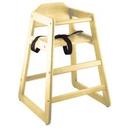 Alegacy Natural Wood Baby Chair - Assembled, 27 1/4 inch.