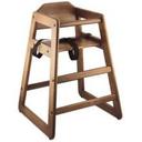 Alegacy Walnut Wood Baby Chair - Assembled, 27 1/4 inch.