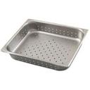 Alegacy 18/8 Stainless Steel Half Size Perforated Steam Table Pan, 12 3/4 x 10 3/8 x 4 inch.