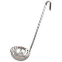 Alegacy Stainless Steel Optima Line One Piece Ladle, 3 Ounce Capacity.