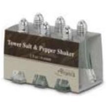 Alegacy Glass Tower Salt And Pepper Shaker, 1 1/2 Ounce, 6 Count -- 6 Per Case