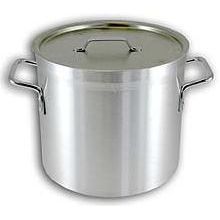 Alegacy Eagleware 8 Gauge 3004 Aluminum Alloy Stock Pot With Cover, 20 Quart