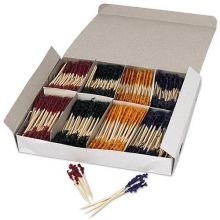 Alegacy Wooden Toothpick Frill, 4 1/4 inch -- 10000 per case.