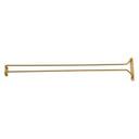 Alegacy Gold Anodized Glass Rack, 24 inch.
