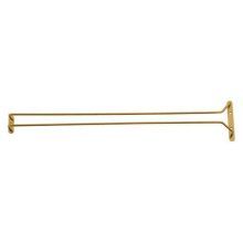 Alegacy Gold Anodized Glass Rack, 24 Inch
