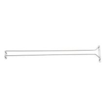 Alegacy Chrome Finish Glass Rack, 10 inch.