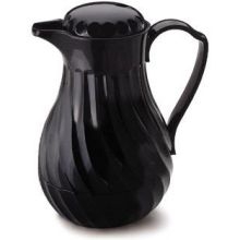 Alegacy Porcelain Swirl Insulated Pitcher, 40 Ounce.