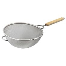 Alegacy Stainless Steel Fine Double Mesh Strainer, 6 1/4 inch Bowl Size.