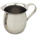 Alegacy Stainless Steel Bell Creamer, 12 Ounce.