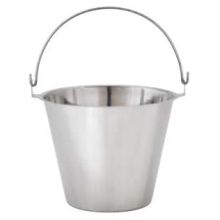 Alegacy 18/8 Stainless Steel Utility Pail, 10 1/4 inch Height.