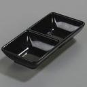 Black Melamine Double Square Ramekin -- 24 per case