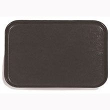 Carlisle Black Glasteel Solid Color Rectangular Fiberglass Tray 12 X 16 Inch -- 12 Per Case