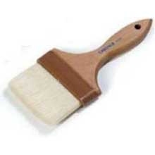 Carlisle Chef Series Flat Basting Brush - 4 inch Wide, with Boar Bristle.