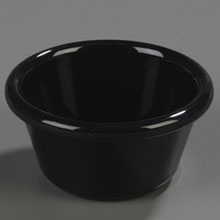Black Stacking Design Smooth San Ramekin 3 Ounce 43123 -- 48 per case