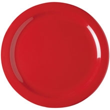 Red Dallas Ware Dinner Plate 10 1/4 inch -- 48 per case