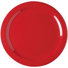 Carlisle Red Dallas Ware Dinner Plate 10 1/4 Inch -- 48 Per Case
