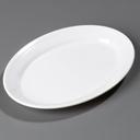 White Dallas Ware Oval Platter 12 x 8 1/2 inch -- 24 per case