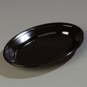 Black Dallas Ware Oval Platter 9 1/4 x 6 1/4 inch -- 24 per case