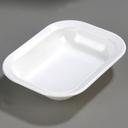 White Heavy-Duty Melamine Traditional Style 28 Ounce Baker-Server 10 x 7 1/2 inch -- 12 per case