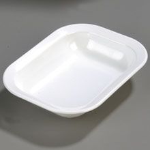 Carlisle White Heavy-duty Melamine Traditional Style 28 Ounce Baker-server 10 X 7 1/2 Inch -- 12 Per Case